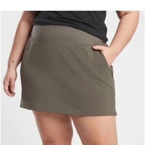 Athleta Olive Green Skort with Pockets